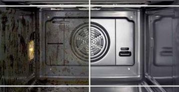 Oven before/after